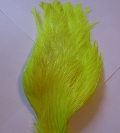 wapsi  streamer rooster neck # 1 fl yellow
